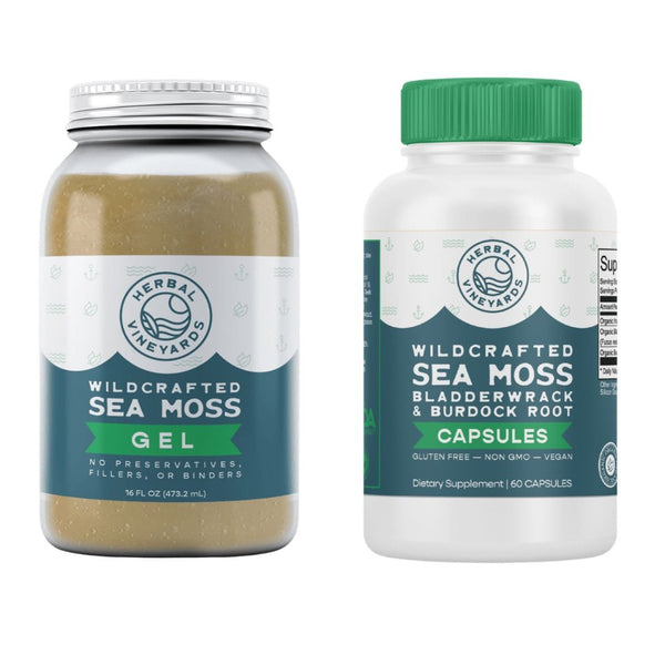 60 Day Sea Moss Bundle Gold Sea Moss + Capsule